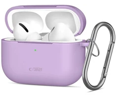 Tech-Protect Silikoninis dėklas su kabliuku AirPods Pro - Violetinis