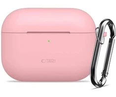 Tech-Protect Silikoninis dėklas su kabliuku AirPods Pro - Rožinis