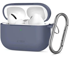 Tech-Protect Silikoninis dėklas su kabliuku AirPods Pro - Mėlynas