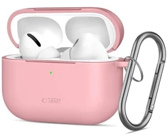 Tech-Protect Silikoninis dėklas su kabliuku AirPods Pro - Rožinis