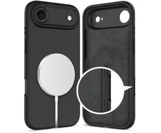 „Tech-Protect“ silikoninis „MagSafe“ dėklas, skirtas „iPhone 17 Air“ – Juodas