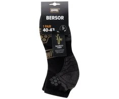 Techninės kojinės su bambuku Magnum Bersor, juodos ir žalios