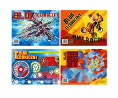 Lean School techninis bloknotas Balta A4 10 lapų 120g PROTOS