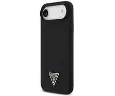 Guess Silicone Triangle Logo MagSafe - dėklas skirtas Apple iPhone Air juodas