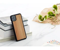 MAN Telefono dėklas iPhone 11 Pro Max, cappuccino juodas