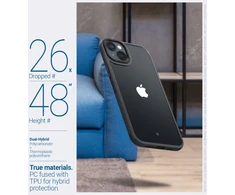 Telefono dėklas iPhone 14 Plus Caseology Skyfall, matinis juodas