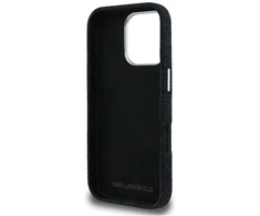 Dėklas Karl Lagerfeld FW Jeans Signature Logo iPhone 16 Pro Case - Juodas