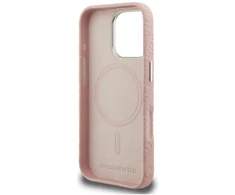 Dėklas Karl Lagerfeld FW Stamped Karl MagSafe Case for iPhone 16 Pro Max - Rožinė