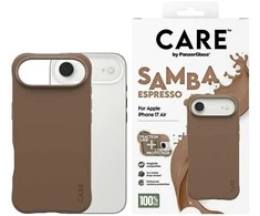„Panzer Glass CARE by PanzerGlass“ madingas „Samba MagSafe“ dėklas, skirtas „iPhone Air“ – rudas
