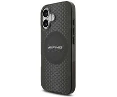 Mercedes Dėklas AMG Double Layer skaidrus Graphics MagSafe Apple iPhone 17 juodos spalvos