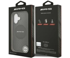Mercedes Dėklas AMG Double Layer skaidrus Graphics MagSafe Apple iPhone 17 juodos spalvos