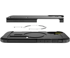 Telefono dėklas iPhone 17 juodas MagSafe Spigen Tough Armor