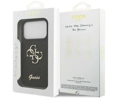 Telefono dėklas iPhone 17 Pro juodas blizgus Guess