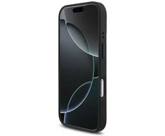 Dėklas BMW M Shape Logo MagSafe Apple iPhone 17 Pro juodos spalvos