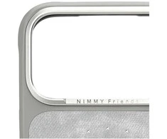 „Nimmy Lucky Fashion Cat“ „MagSafe“ dėklas, skirtas „iPhone 17 Pro“ – pilka