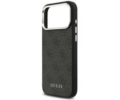 Telefono dėklas iPhone 17 Pro Max juodas MagSafe Guess