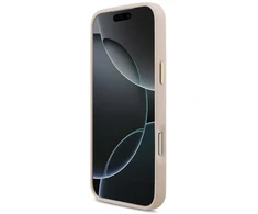 Karl Lagerfeld Karl Script Logo dėklas skirtas Apple iPhone 17 Pro Max rožinės spalvos