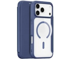 Dėklas Dux Ducis Skin X Pro skirtas Apple iPhone 17 Pro Max, suderinmas su MagSafe – mėlynos spalvos