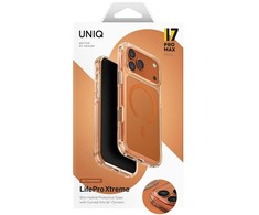 Telefono dėklas iPhone 17 Pro Max oranžinis MagSafe Uniq