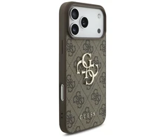 Dėklas Guess 4G Big Logo skirtas Apple iPhone 17 Pro Max rudos spalvos