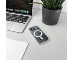 Telefono dėklas iPhone 17 Pro Max skaidrus MagSafe Ultra Clear