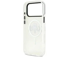 Karl Lagerfeld IML Karl Sketch Logo MagSafe dėklas Apple iPhone 17 Pro Max skaidrus