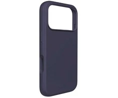 Telefono dėklas iPhone 17 Pro Max tamsiai mėlynas silikoninis MagSafe Puro