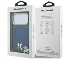 „Karl Lagerfeld IML K“ galvos logotipo „MagSafe“ dėklas, skirtas „iPhone 17 Pro“ - Mėlyna