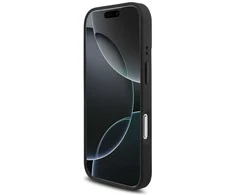 Dėklas BMW M Perforated Stripe Logo MagSafe Apple iPhone 17 Pro pilka