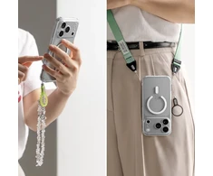 Ringke Fusion Magnetic MagSafe dėklas skirtas Apple iPhone 17 Pro – skaidrus