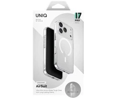UNIQ Airsuit Dėklas Apple iPhone 17 Pro Magclick Charging skaidrus
