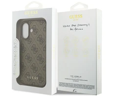Guess 4G Classic Dėklas Apple iPhone 17 rudos spalvos