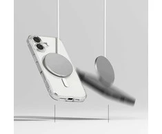 Telefono dėklas iPhone 17 skaidrus MagSafe Ringke Fusion