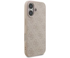 Guess 4G Classic dėklas skirtas Apple iPhone 17 rožinės spalvos