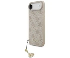 Guess 4G Charm dėklas skirtas Apple iPhone 17 Air Tone on Tone rožinės spalvos
