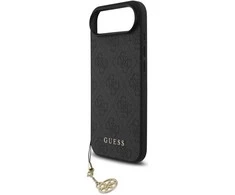 Guess 4G Charm dėklas skirtas Apple iPhone 17 Air Tone on Tone pilkos spalvos