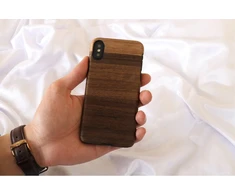 MAN Telefono dėklas iPhone X/XS, juodai rusvas