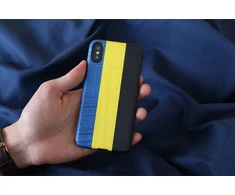 MAN Telefono dėklas iPhone X/XS, mėlynas ir juodas