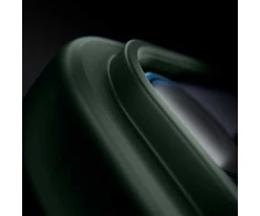 3Mk apsaugos 3mk dūminis „MagCase“ dėklas, skirtas „iPhone 16 Pro“ – Žalias-Translucent