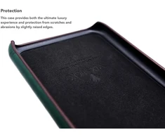 Telefono dėklas su kortelių skyriumi iPhone Xs Max, miško žalios spalvos