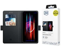Telefono dėklas su vieta 3 kortelėms juodas 3mk