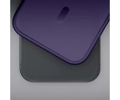 3Mk apsauginis 3mk dūminis „MagCase“ dėklas, skirtas iPhone 16 - violetinė-permatoma