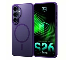 Telefono dėklas suderinamas su MagSafe, violetinės spalvos 3mk Smoke MagCase