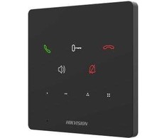Telefonspynės vidinė stotelė, be ekrano, Hikvision DS-KH6000-E1 (Juodas)