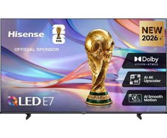 Televizorius TV Set Hisense 58E7S Hi-QLED TV - 146 cm (58 inches), Juodas, UltraHD/4K, Triple Imtuvas