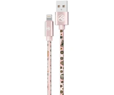 Tellur Graffiti USB į Lightning laidas, 1 m, rožinis