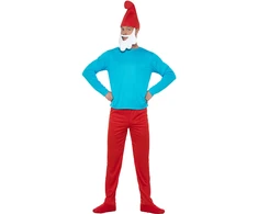 Tėvelio Smurfo kostiumas vyrams – Smurfai