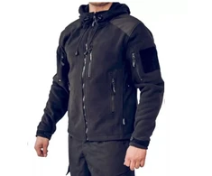Texar Husky Juodas Fleece Megztinis - 03-FLHU-CO-BL