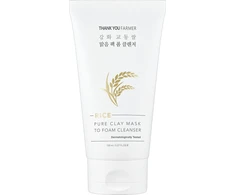 THANK YOU FARMER Rice Pure Clay Mask to Foam Valiklis 150ml