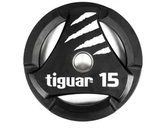 Olimpiniai PU svarmenys TIGUAR® (1.25-25kg) (Svoris: 15 kg)